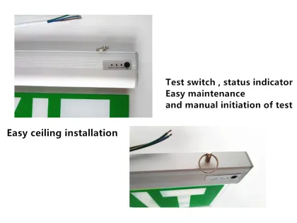 Customized High Quality LED Emergency Exit Indicator Light with Factory Outlet
