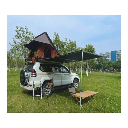 Waterproof Canvas Camping Car Awning Rooftop Tent