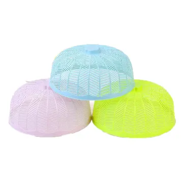 Transparent Mosquito-Proof Round Cover for Hot Food, Cutlery, and Multi-Functional Fruit Dishes - Ideal for Kitchen Use (HYRI 2024)