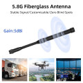 Antena de fibra de vidro 5.8dBi Omni High Gain