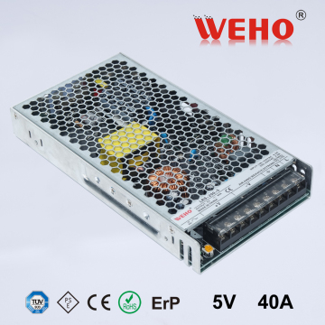 Weho LRS AC110V/220V to DC Universal regulated 200w 5v 40a power supply