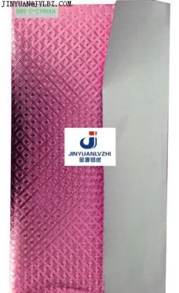 Aluminum foil laminated paper,gift wrap Paper laminate aluminum foil
