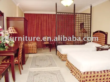Chinese style hotel twin bedroom furniture PFG399