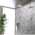 SHAMANDA Ceiling Mounted Brass Shower Set