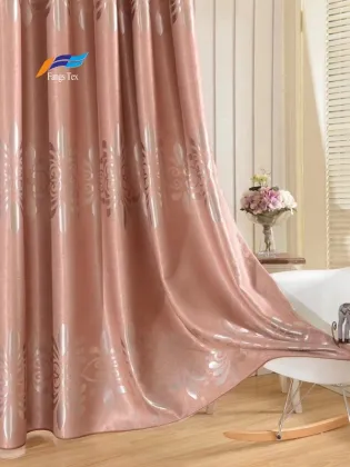 Home Textiles 100% Polyester Woven Jacquard Curtain Fabric