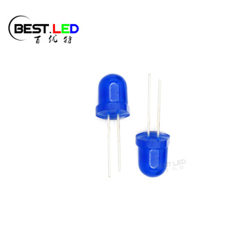 Super Bright 8mm Diffused Blue LED Lamp 465nm