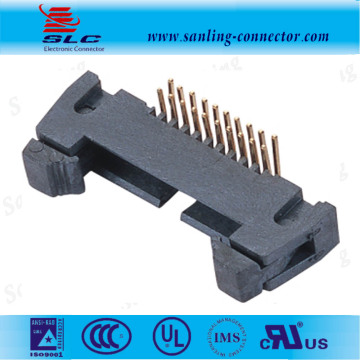 right angle 1.27mm Ejector Header connector, with latch