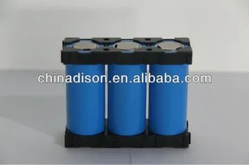 lithium ion battery 9.6v 3000mah 26650 lifepo4 battery packed in plastic holder