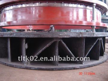 Hot metal sealing hydraulic control butterfly valve