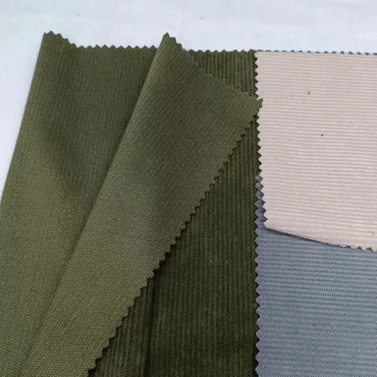 Warp knitted 11 straight wales high spandex corduroy-3275