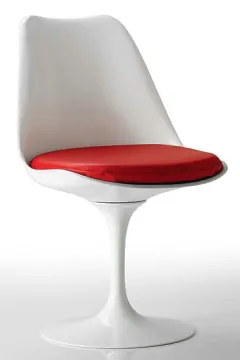 Tulip Armless Chair Fibreglass Dining chair