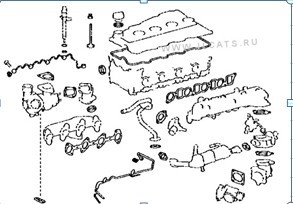 Toyota Hiace 2005 Gasket Kit 041120C102