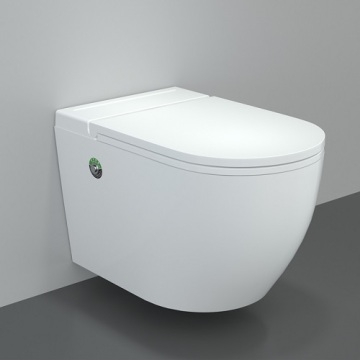 Modern White Toilet Tankless Smart Ceramic Toilet P-Trap WC