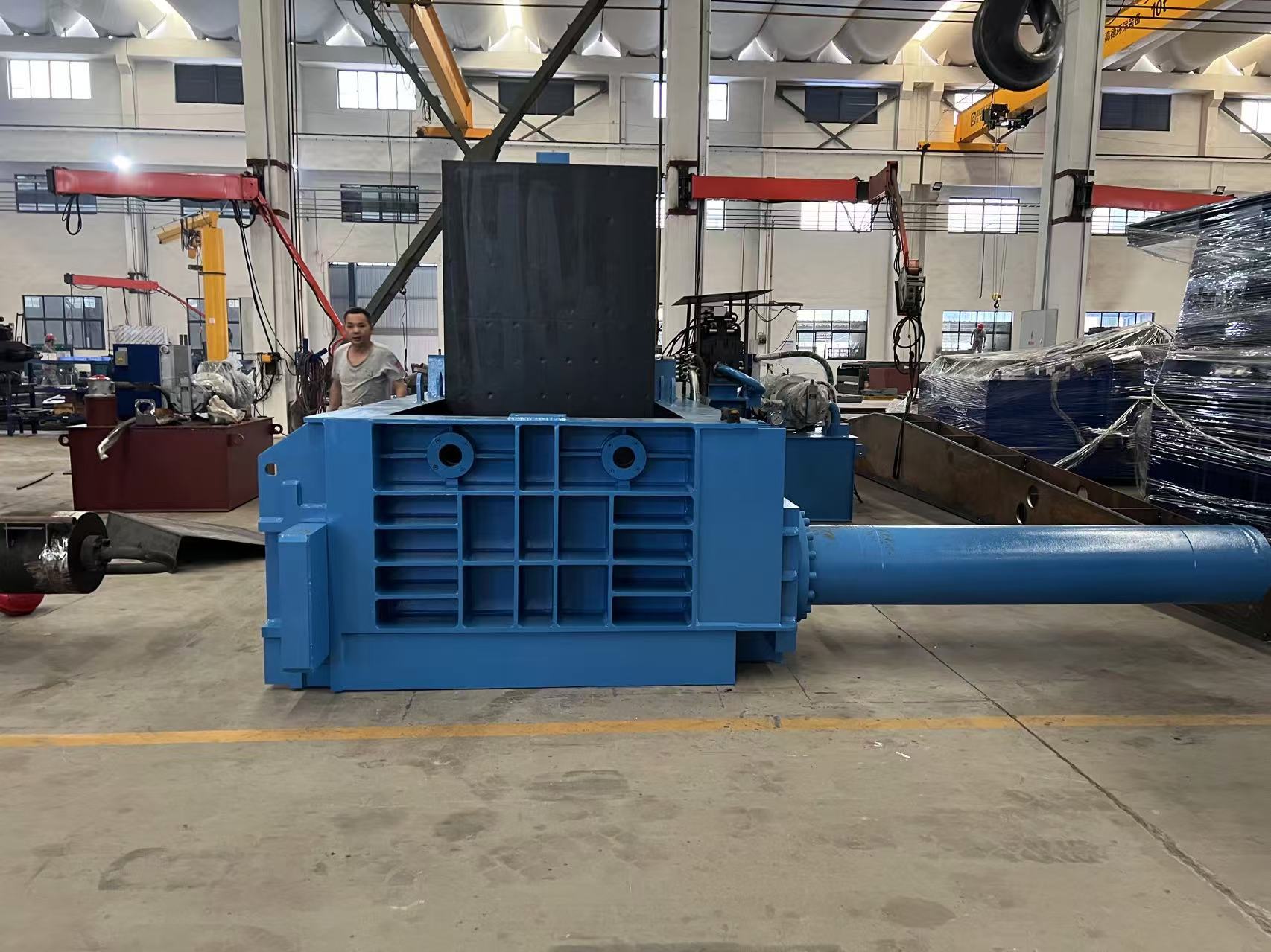 Gaode Scrap Metal Hydraulic Horizontal Press Baling Machine