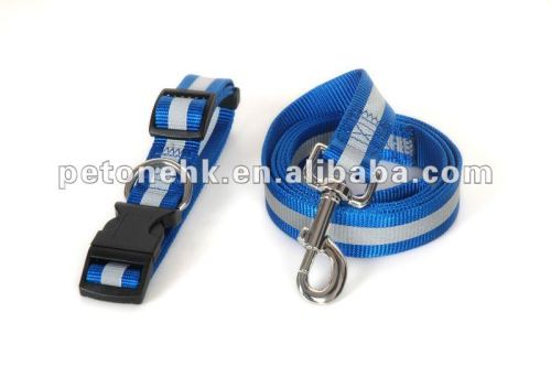 Reflective Pet dog collar leash