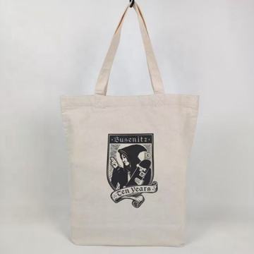 Plain Organic Reusable Foldable Cotton Canvas Tote Bag