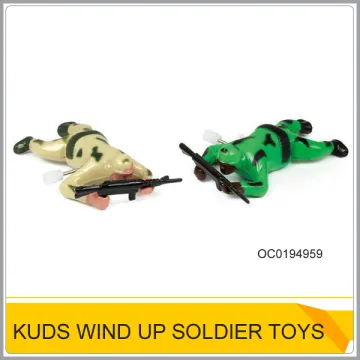 Mini plastic soldier set windup toys OC0194959