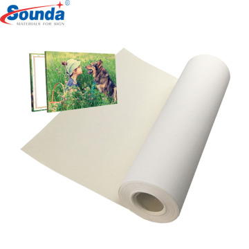 Professional Eco-Solvent Printed Anti-Scratch Poly Cotton Linen Canvas Rolls: Customizable Widths from 0.61 to 2.20 meters