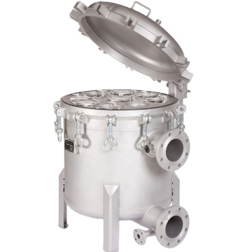 Stainless Steel SS 304/316L Multi Bag Filter Housings for Water Treatment in Food and Beverage Industry
