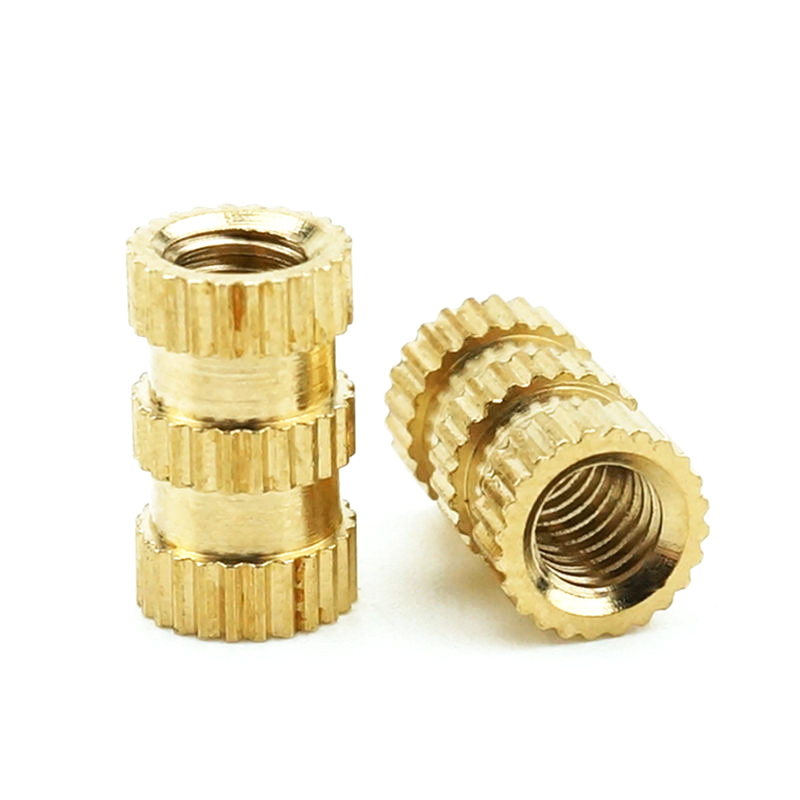 High Precision Brass Hex Nuts Threaded Inserts Zinc Plated and Passivated for Mining and Water Treatment Rivet Nut Type