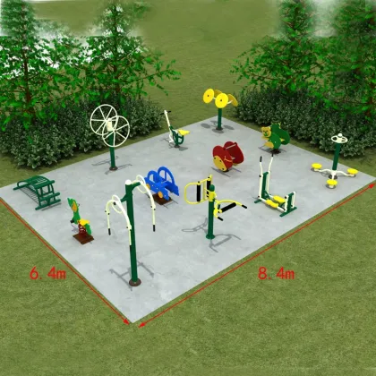 Outdoor Adult Jungle Gym Fitness Equipment for Amusement Parks