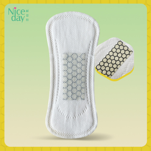 Honeycomb antibacterial wormwood sanitary pad