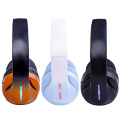Bluetooth V5.3 Trendy Over Telinga Headset Permainan RGB Telinga Telinga Telinga