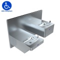 Wheelchair Stainless Steel Wall Mounted Drinking Fountain