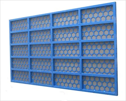 Derrck Plane Blue Perforated Wire Mesh Frame Flat Shale Shaker Screen With 2 Layers
