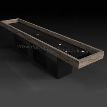Großhandel Massivholz moderner Shuffleboardtisch im Freien 22ft