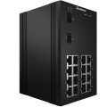 2SFP and 16 RJ45 Ports High Standard Fast Ethernet Switches