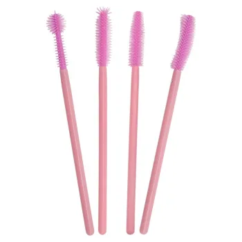 Disposable Eyelash Applicator Wands and Brow Brushes Set