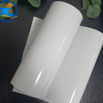 Bright white opaque glossy surface pvc film for dietary pack