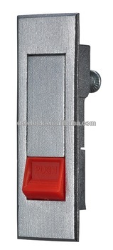 zinc alloy push button cabinet lock