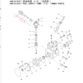 ND094040-0270 كوماتسو PC400-8 مضخة الوقود PCV عنصر المكبس