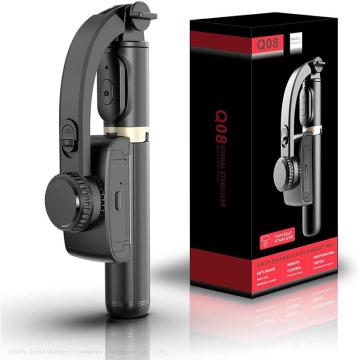 Hot Sale Q08 Phone Gimbal with 360 Rotation and Hidden Tripod