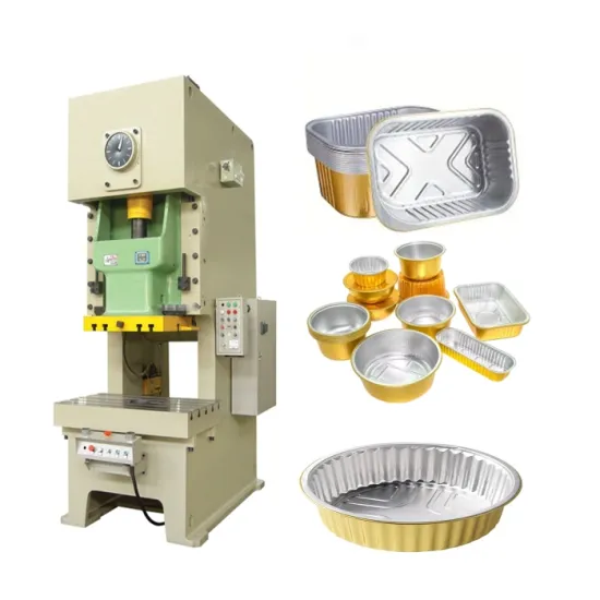 Fully Automatic CHZOM JH21 45T/60T/80T Air Pneumatic Punching Power Press Machine for Aluminum Foil Container Production