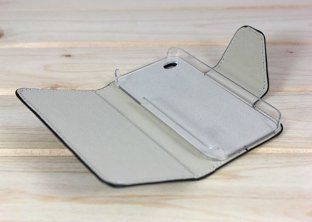 Black Leather Silicone Apple Iphone 4 Protective Case With Screen Protector Oem