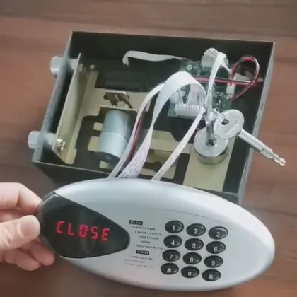 Stainless Steel Hotel Safe Motor Lock