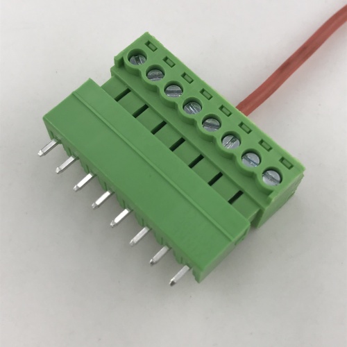 3.5mm 피치 PCB 장착 8 웨이 터미널 블록