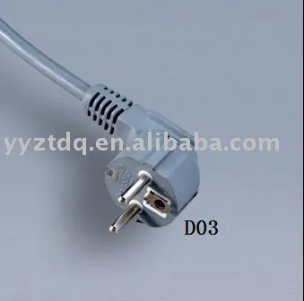 European power cord VDE Approved