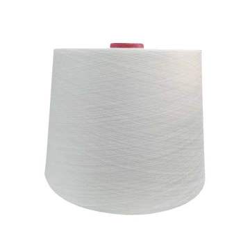 Polyester Vortex Spun Yarn 30/1 40/1 Raw White