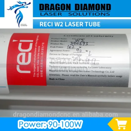 90w Reci Laser Tube Co2 Reci Laser Tube for laser engraving cutting machine