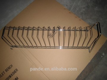 Commercial kitchen stainless steel or chrome plated pizza kitchen rack