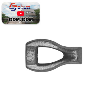 Customizable Galvanized Adjustable Straight Eyelets with Hex Nut for Cable Connections