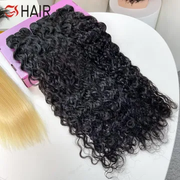 GS Free Sample Water Wave Peruvian Cuticle Aligned Virgin Hair Extension Bundle