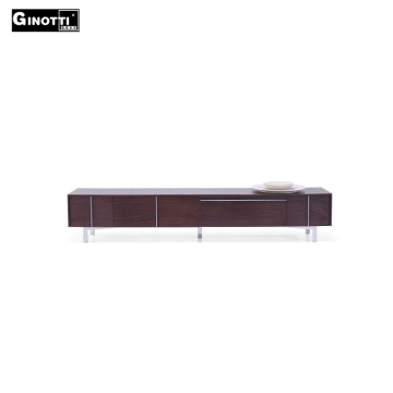 Beautiful wooden design corner tv stand