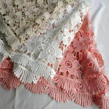 Dentelle chimique de polyester de fantaisie pour la robe de femme