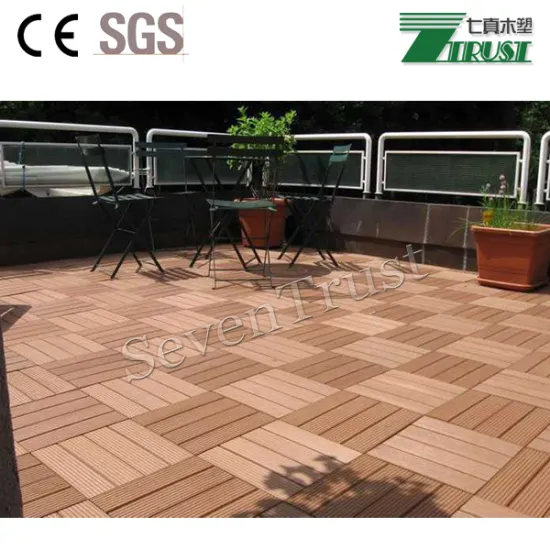 DIY wpc decking tile outdoor tile for balcony swimming pool bathroom floor,friendly decking