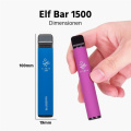 Bar elfe 1500 Puffes Disposable Pod Dispositif 850mAh